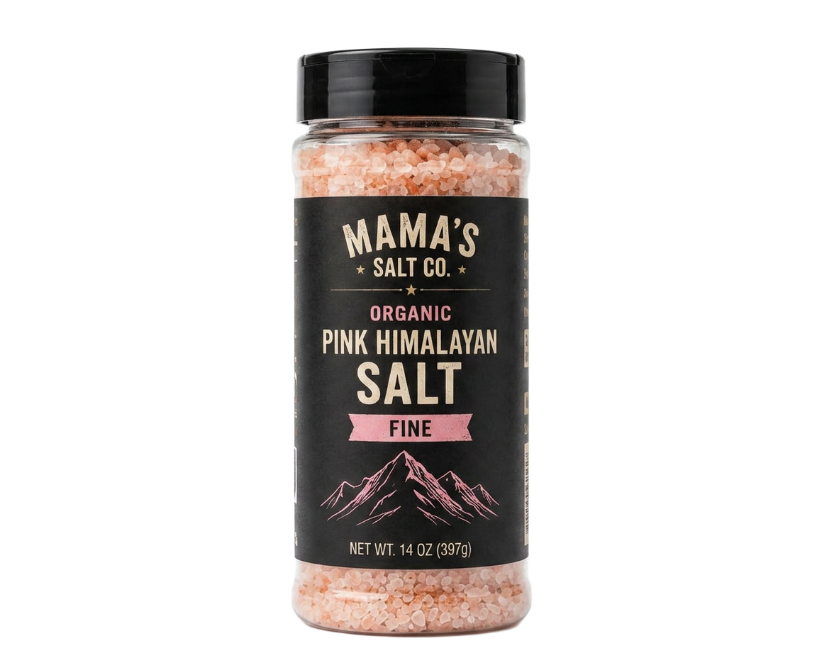 Organic Pink Himalayan Salt — Fine