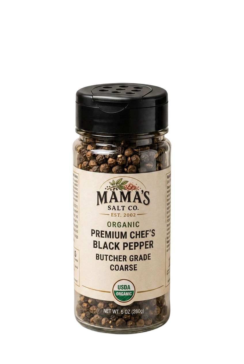 Premium Chef's Black Pepper — Butcher Grade Coarse